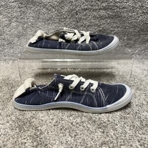 Tommy Bahama Shoes Womens Size 6.5 Blue Canvas Lightweight Sneakers Coastal